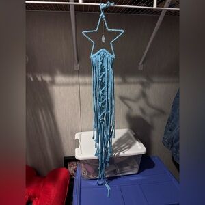 Macrame Star Dreamcatcher Sky Blue